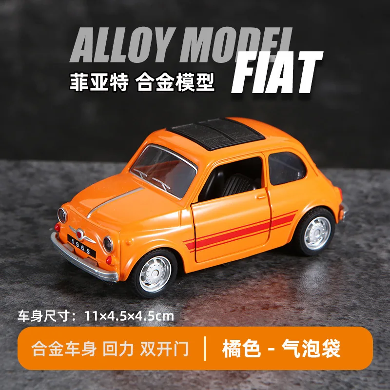 1:36 نموذج سيارة صغير من خليط معدني قابل للسحب للخلف للأطفال على الطراز القديم للحنين إلى الماضي