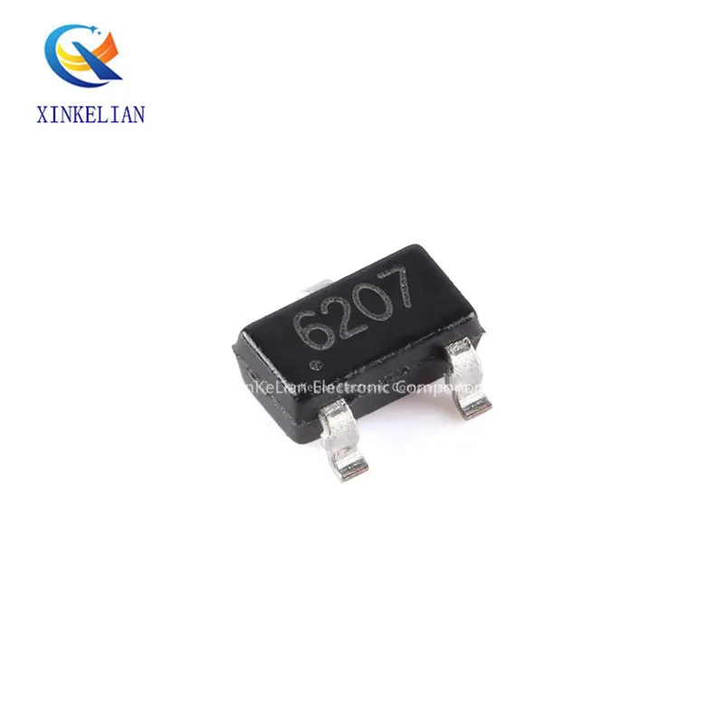 10PCS/LOT New and Original CC6207 CC6207ST Omnipolar Hall Switch Element 6207 SMD Micropower Non-Polar Sensor