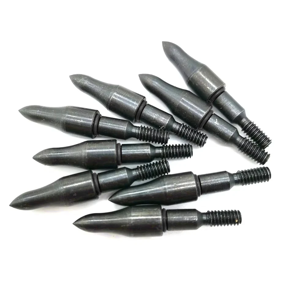 

12/24/36/50/100pc Arrow Head 100 Grain Arrow Tip Archery Broadhead Target Point With Aluminum Insert Fit ID6.2 Arrow Shaft