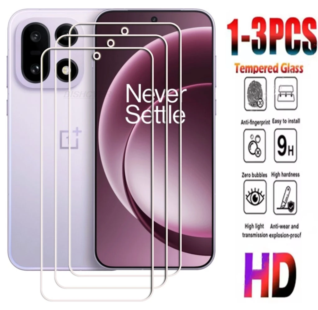 

1-3PCS 9H Tempered Glass For OnePlus 15 13R S 13T Open 10R Ace 5 Ultra Pro Racing 3V Nord 4 5 CE5 CE4 Lite Screen Protector Film