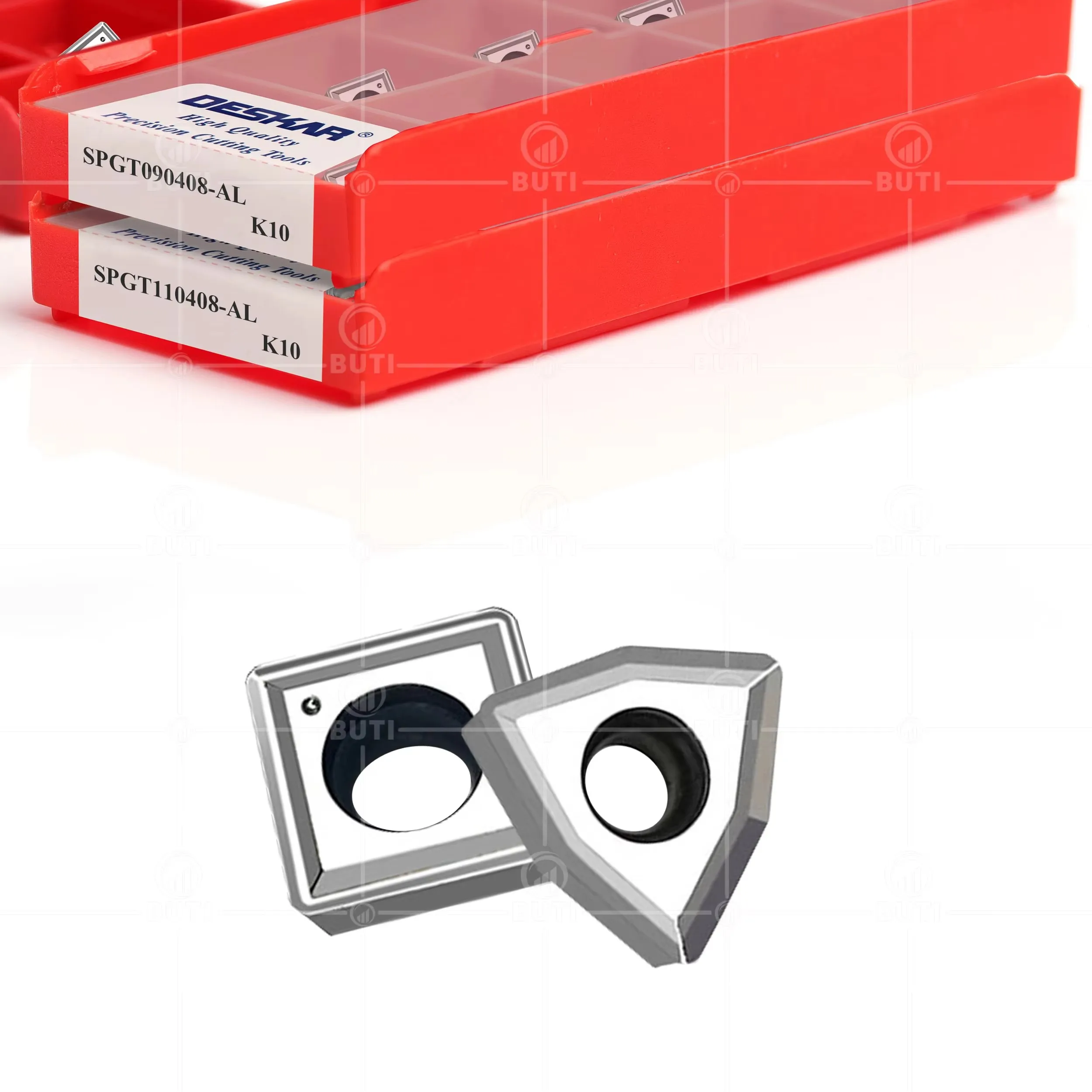 DESKAR 100% الأصلي SPGT060204 SPGT07T308 SPGT090408 SPGT110408 SPGT140512 WCGT080412 AL K10 U drilli الألومنيوم شفرة سبائك الصلب