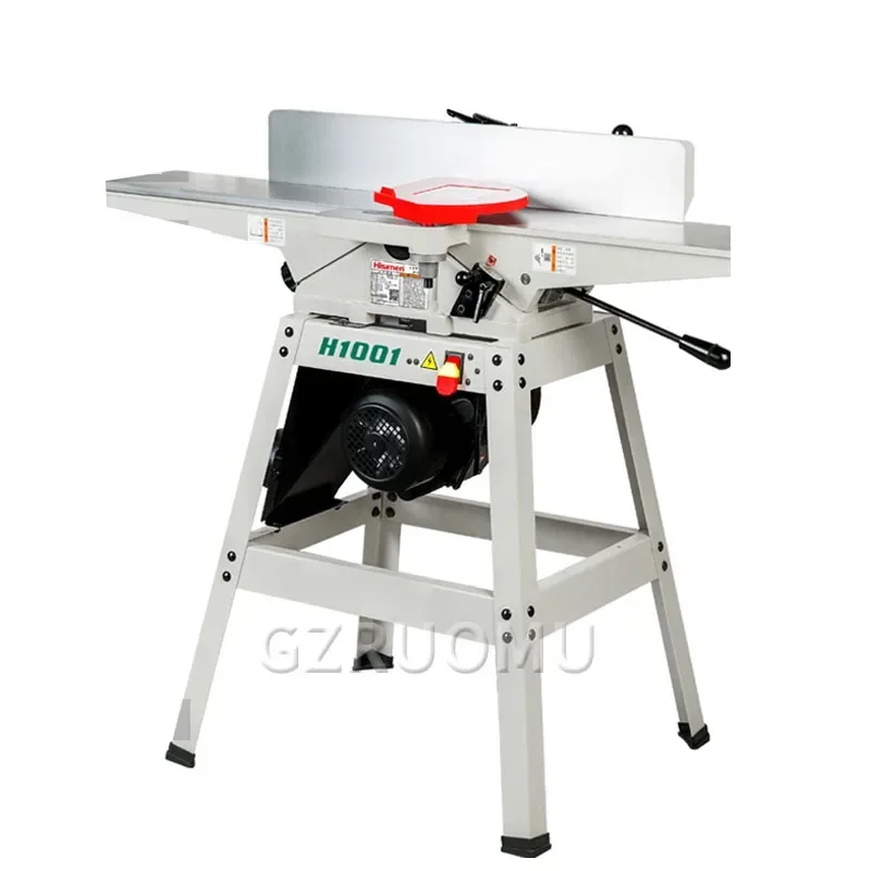 

6 Inches Vertical Planer 1250W Electric Woodworking Planing Machine H1001 Straight Knife/H1001X Spiral Knife Desktop Planer 220V