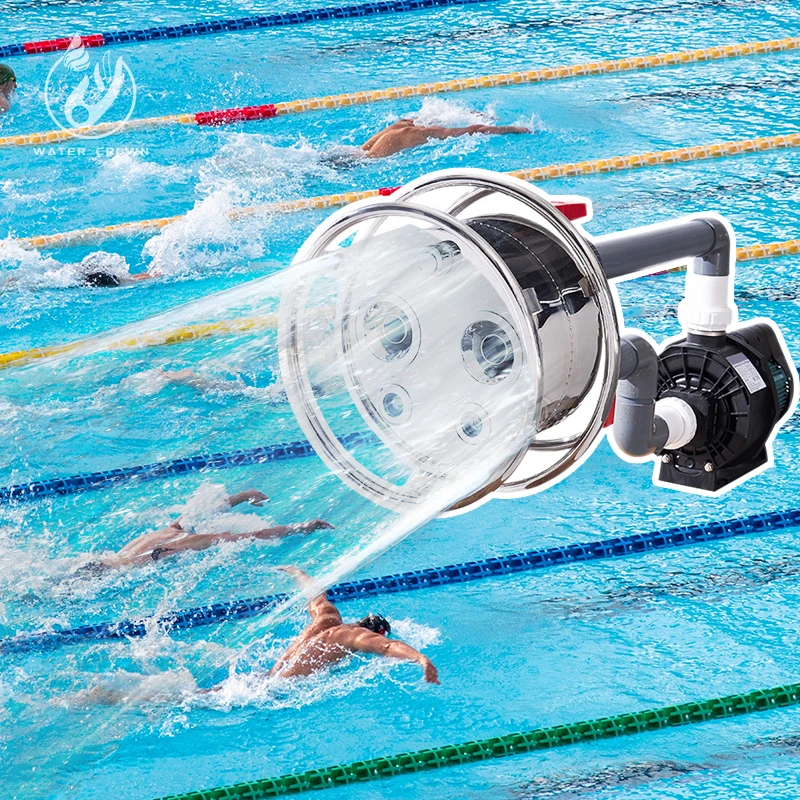Counter Current Swim Jet System Swimming Counterflow Trainer With HLD-350 3.5HP Water Pump for Swimming Pool