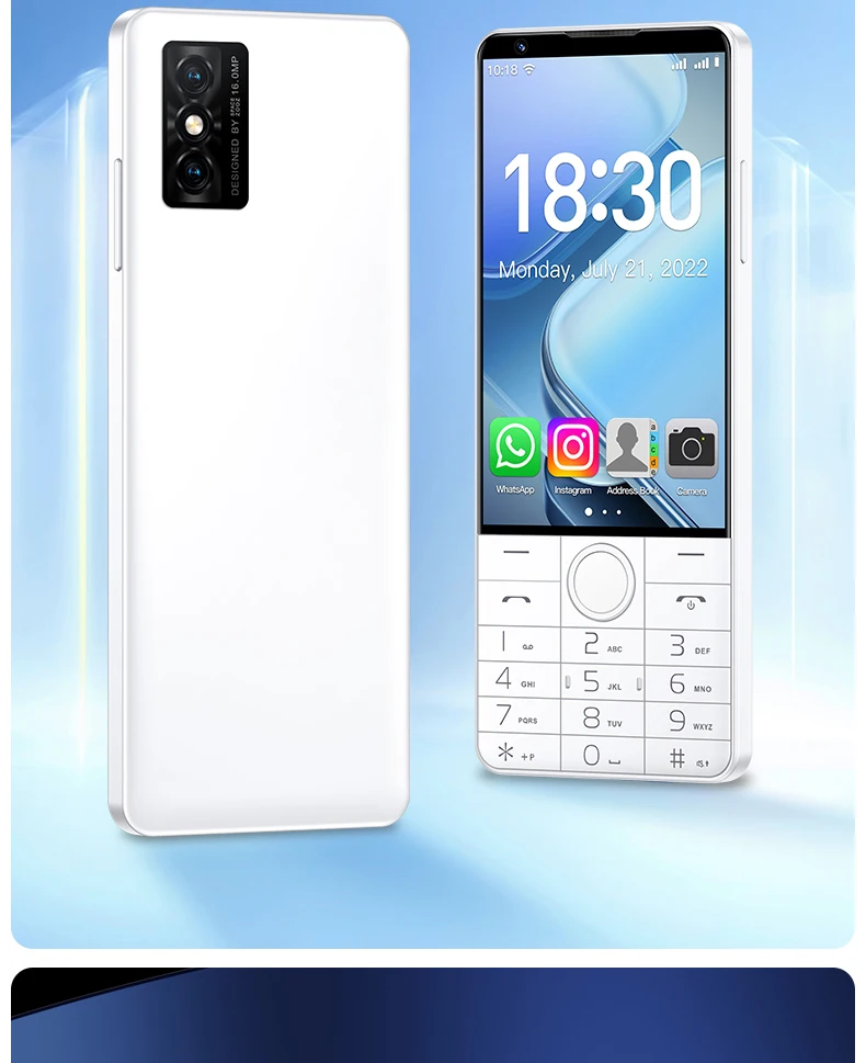 DOOV R70 4G Android Phone Google Play Smartphone Dual SIM 6GB RAM 128GB Storage 4.0" IPS Display Physical Keyboard Mobile Phone