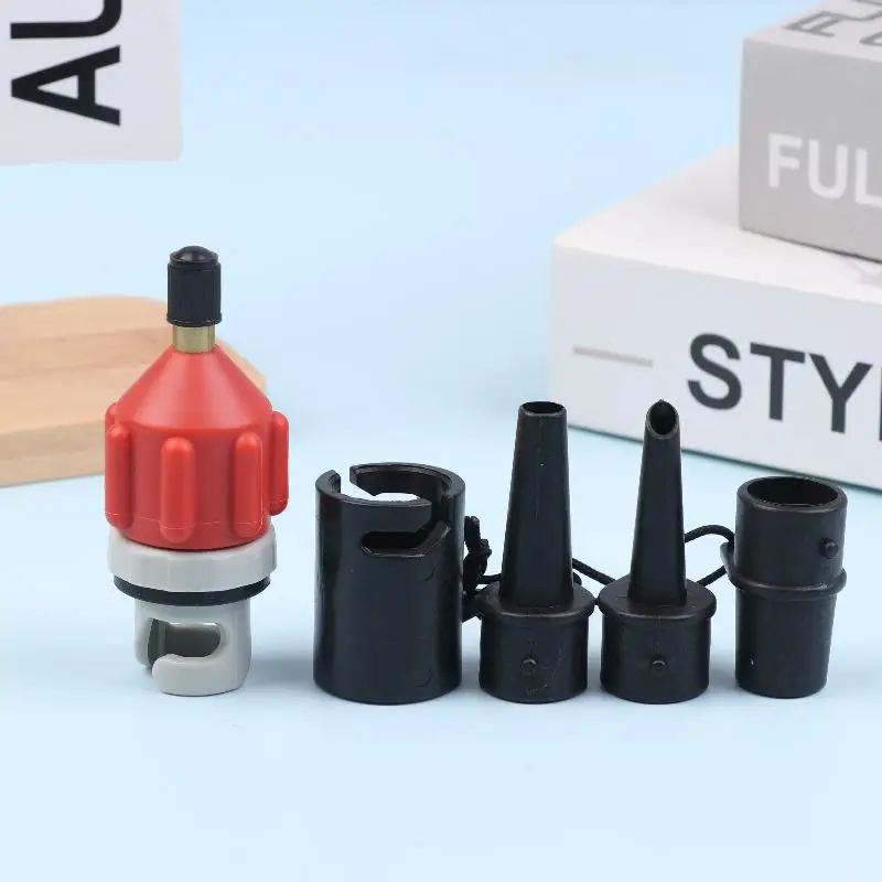 Air Valve Adaptor For SUP Board Inflatable Pump Adapter Paddle Boat Kayak Air Valve Pump Tire Air Connector Combo Kit