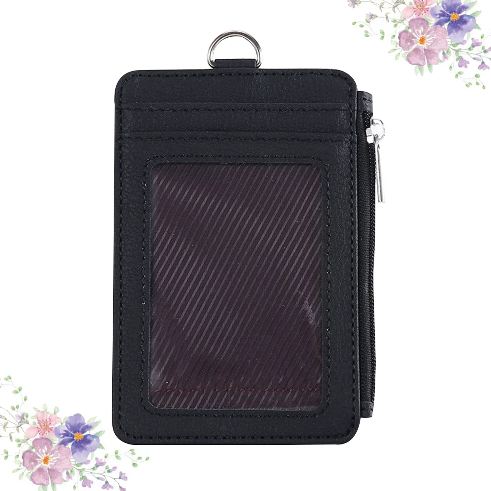 

Multifunction Bag Telescopic Buckle Hanging Change Bag Wallet Multi-card Holder Cover Case (Black) Holders