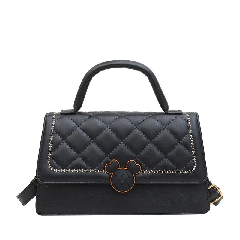 

Сумка на плечо с Микки Маусом Disney, женская винтажная модная роскошная сумка через плечо из искусственной кожи, водонепроницаемый кошелек и сумка