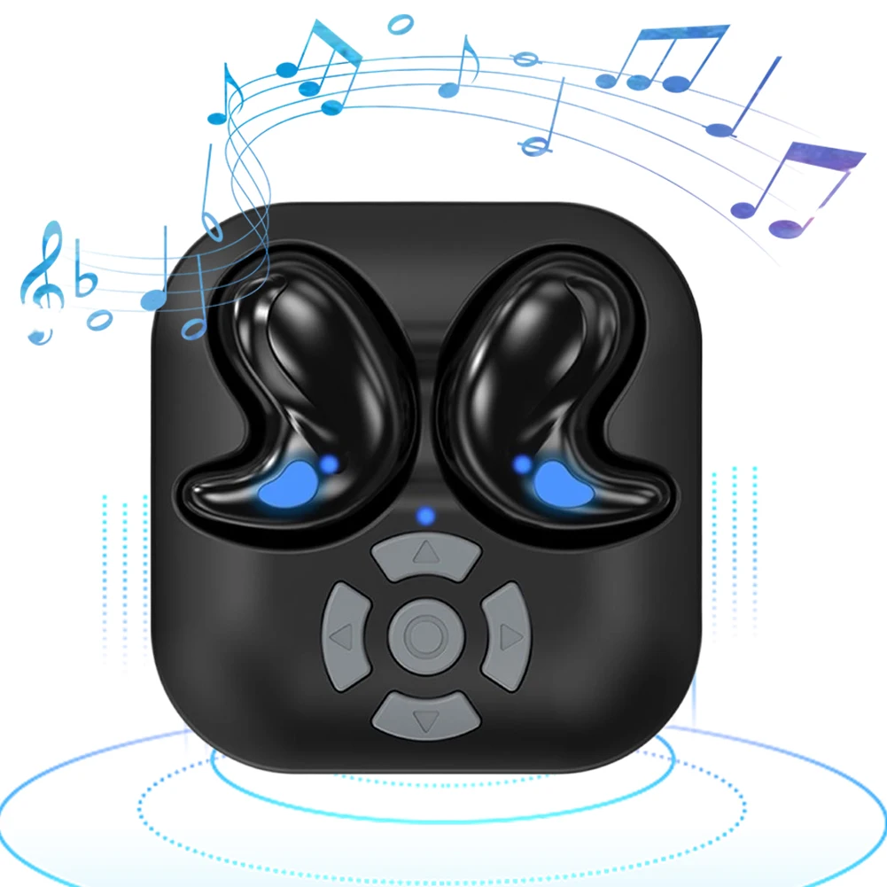 سماعة رأس 5.4 متوافقة مع تقنية البلوتوث للحد من الضوضاء أثناء النوم، سماعة رأس صغيرة محمولة متعددة الوظائف للتحكم عن بعد #2