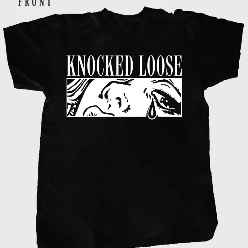 Knocked Loose Face Graphic With Tear T-Shirt