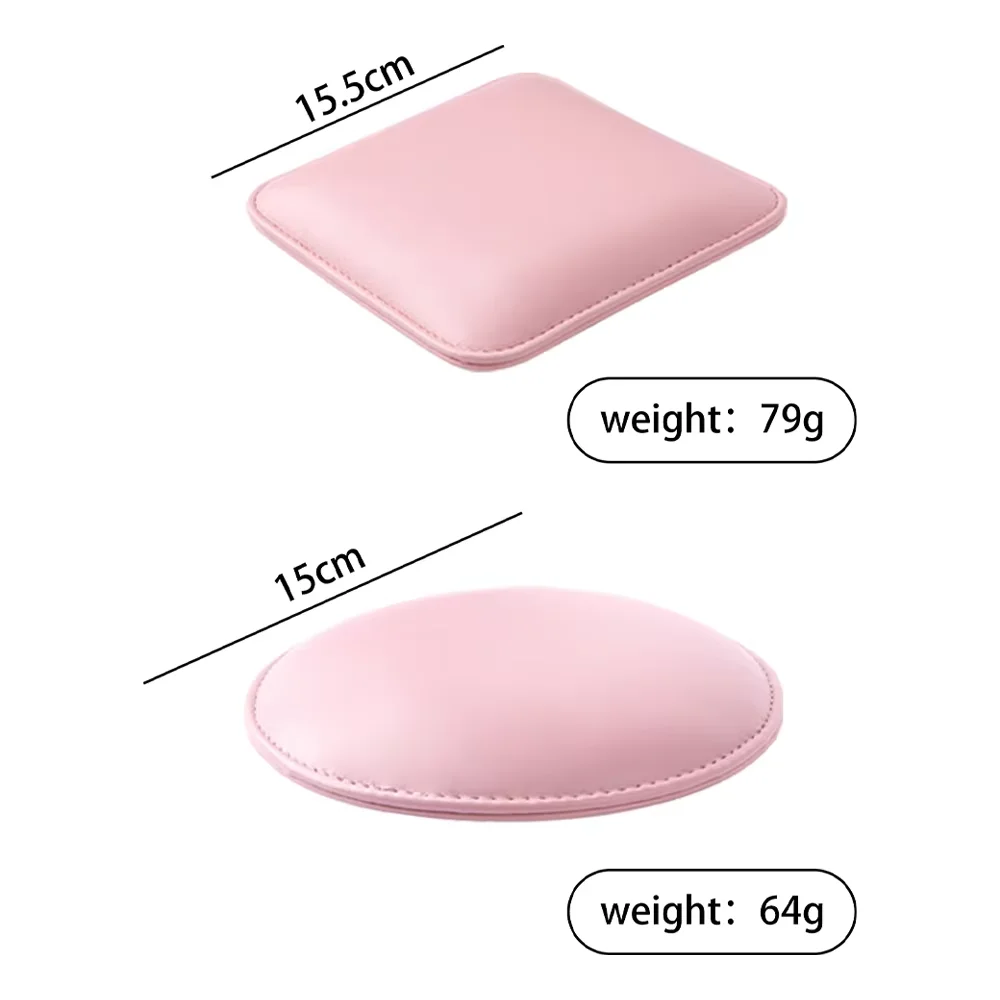 Round Microfiber Leather Elbow Rest Pad Professional Non-Slip Nail Technician Hand Rest Pillow for nail Salon Manicure Elbow Pad view 6