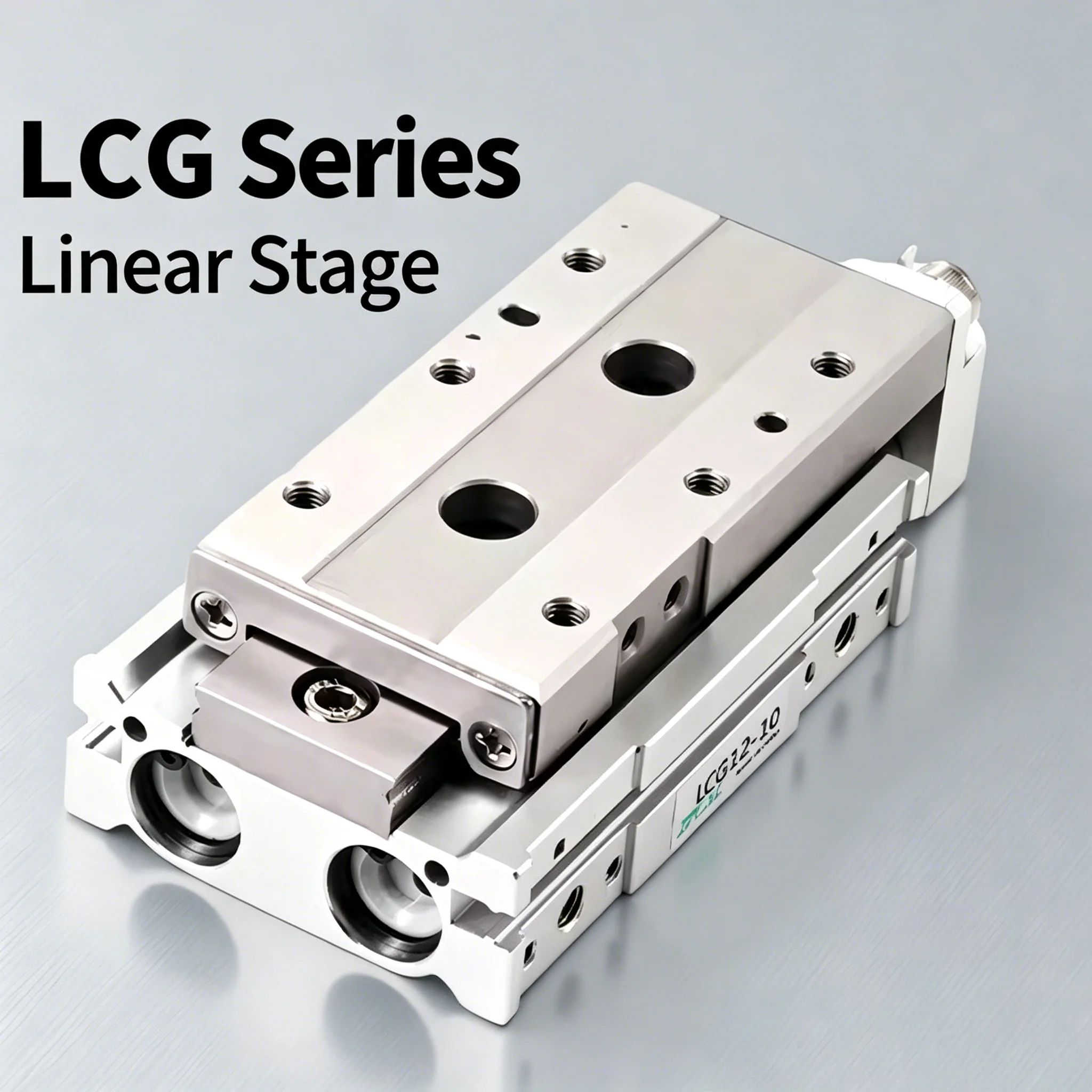 Stroke Double ActingAir Slide Table Cylinder Pneumatic Linear Cylinder LCG6 8 12-10 20 30 40 50 75 100mm