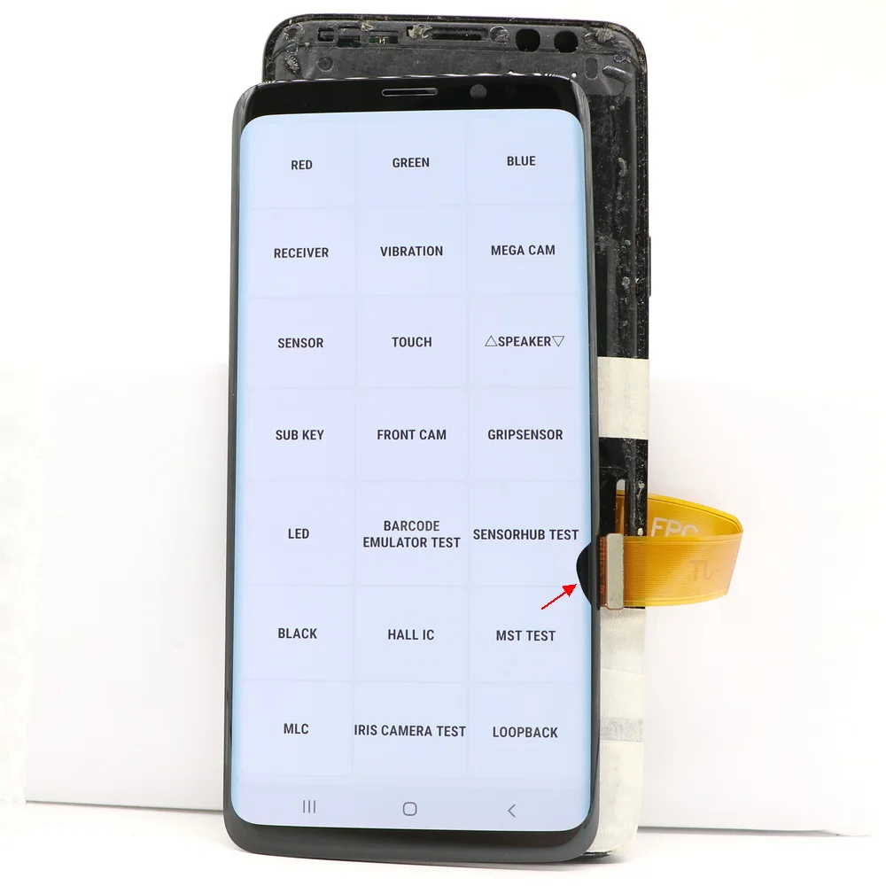 Pantalla LCD con defectos para Samsung Galaxy S9, montaje de digitalizador con pantalla táctil, prueba 100%, G960, G960F, G960A, G960U