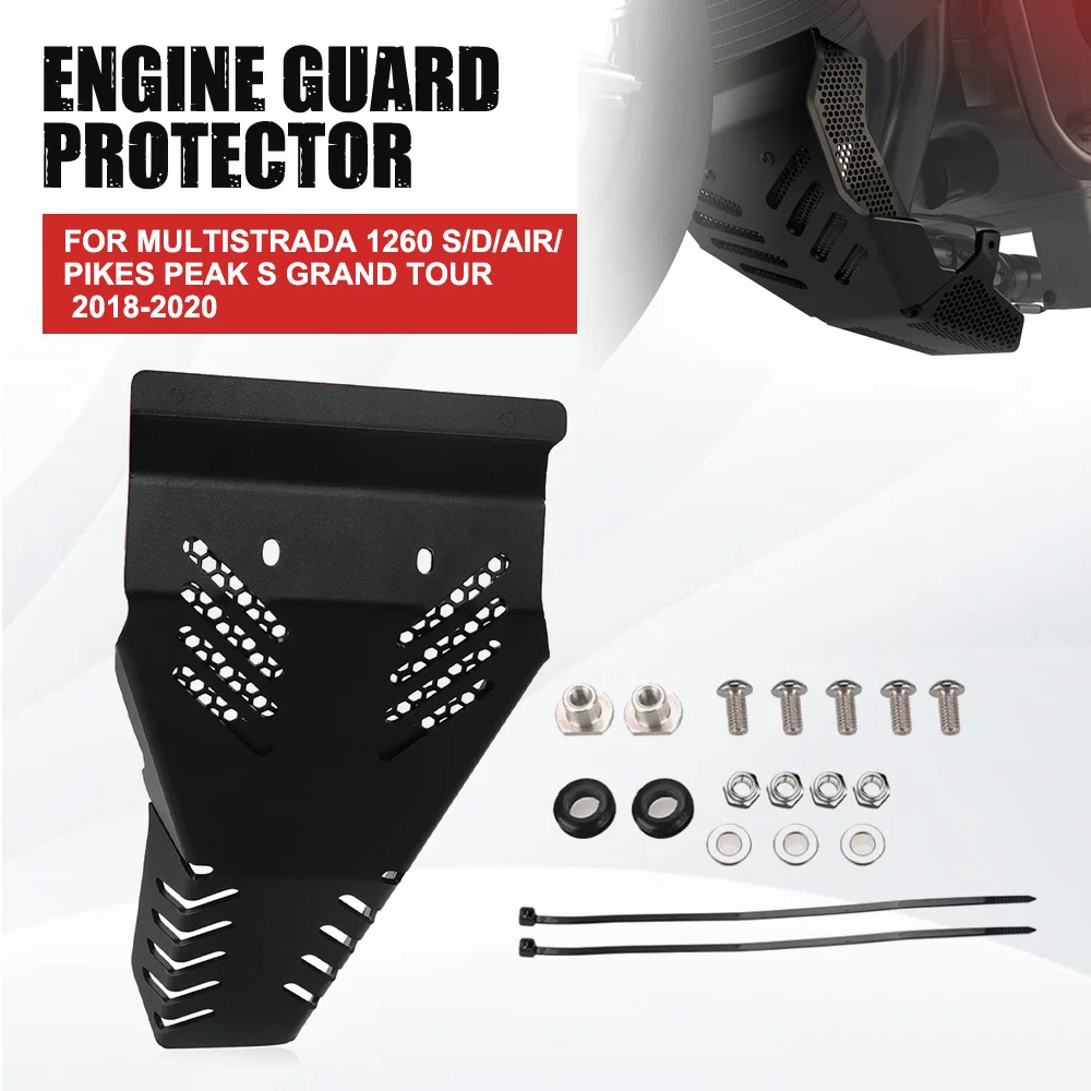 

Motorcycle Engine Guard For Ducati Multistrada 1260 S/D/Air/Pikes Peak S Grand Tour 2018 2019 2020 Engine Housing Protection