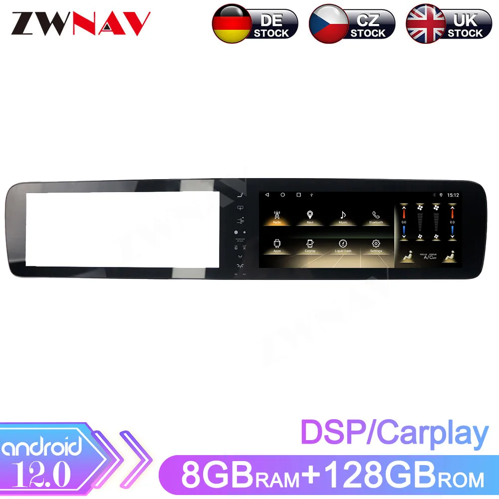 

Carplay Car Radio Touch Screen For Benz W222 NTG 5.0 2014-2017 Android 12 GPS Navigation Car Multimedia Player Head Unit Auto