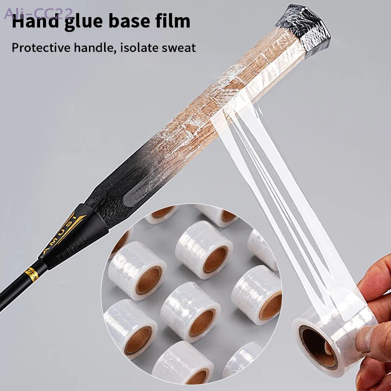 {CC22} 1/5Roll Soft PU Sponge Tennis Badmintion Racket Overgrip Shock-absorbing Handle Damping Grip High Elasticity Skin Bandage