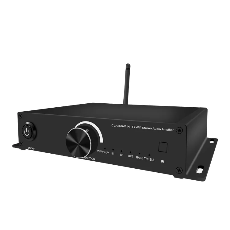 WiFi Stereo Audio Amplifier Dual Band WIFI Bluetooth/OPTICAL/AUX/Vinyl/PHONO MM Audio Input Home Sound System