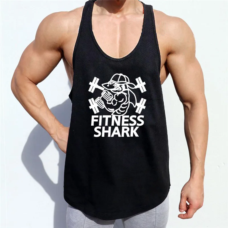 

Gym Clothing Summer Mesh Fitness Tank Tops Y Back Bodybuilding Sleeveless Vests Breathable Quick Dry Running Sport Muscle Shirts