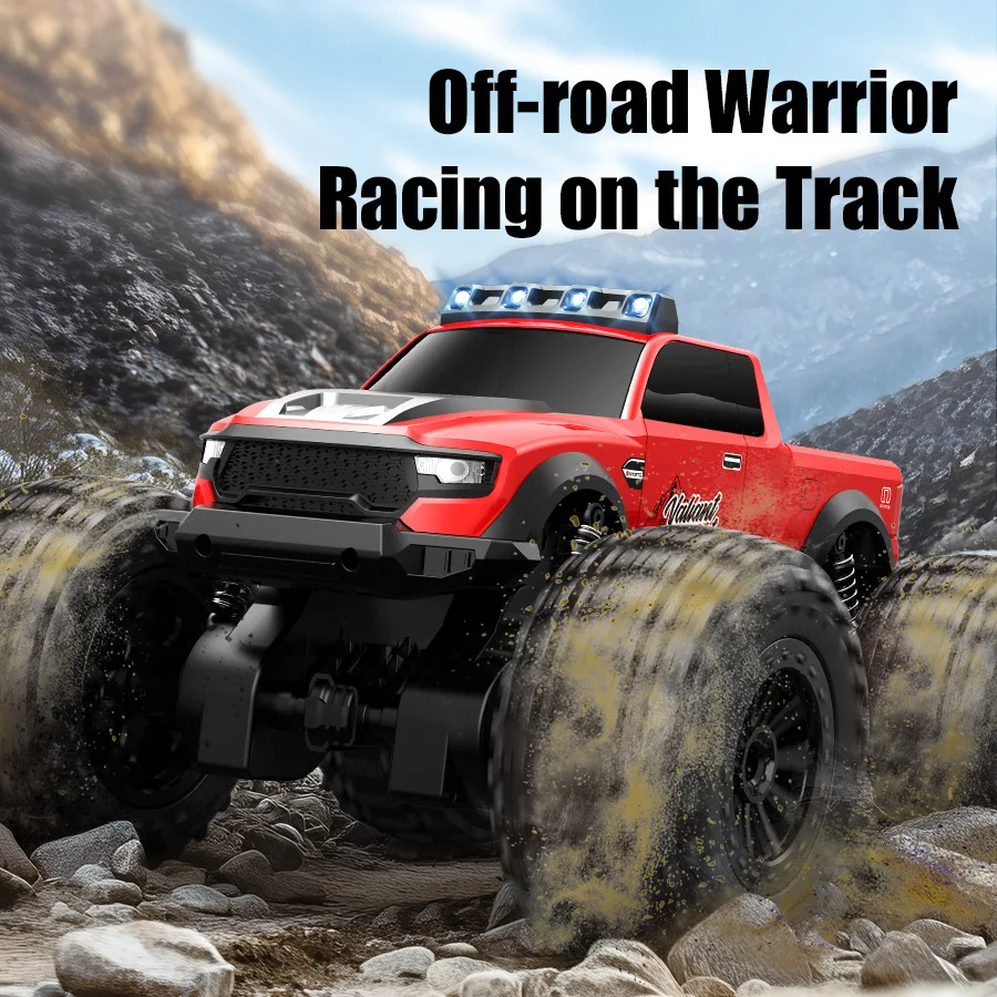 

C8816 amphibious remote control vehicle four-wheel off-road climbing with LED lights four-wheel Bigfoot off-road car toy