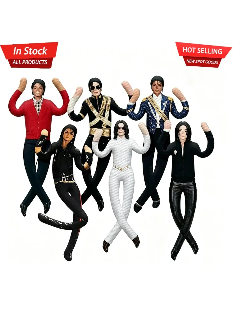 Neuer Stil Michael Jackson Cosplay Requisiten-Puppe Plüsch-Stoffpuppe Raumdekoration Abstrakte Gelenkbewegliche Requisiten Geschenk