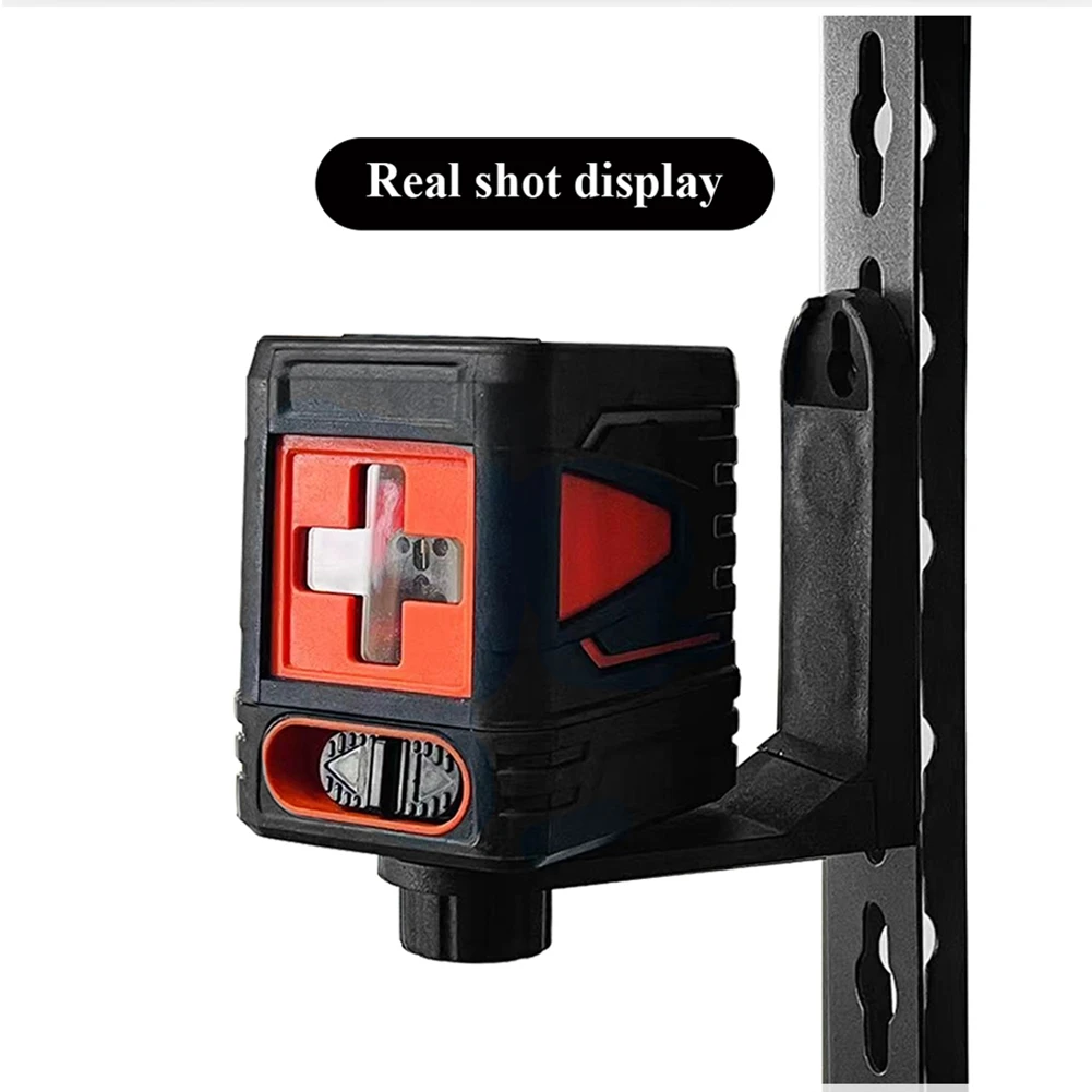 ABLQ 2Pcs Magnetic L-Bracket For 2 Lines Laser-Level 1/4' Thread Universal Super Strong Iron Magnet Adsorption Stand