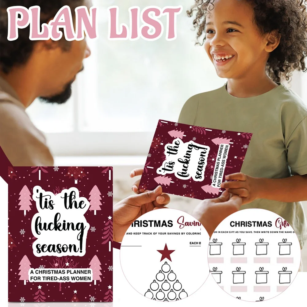 

ABRT-Christmas To Do List Fun To-Do Gift List Planner For Your Purse, Handbag, Desk, Backpack, School, Home Or Work