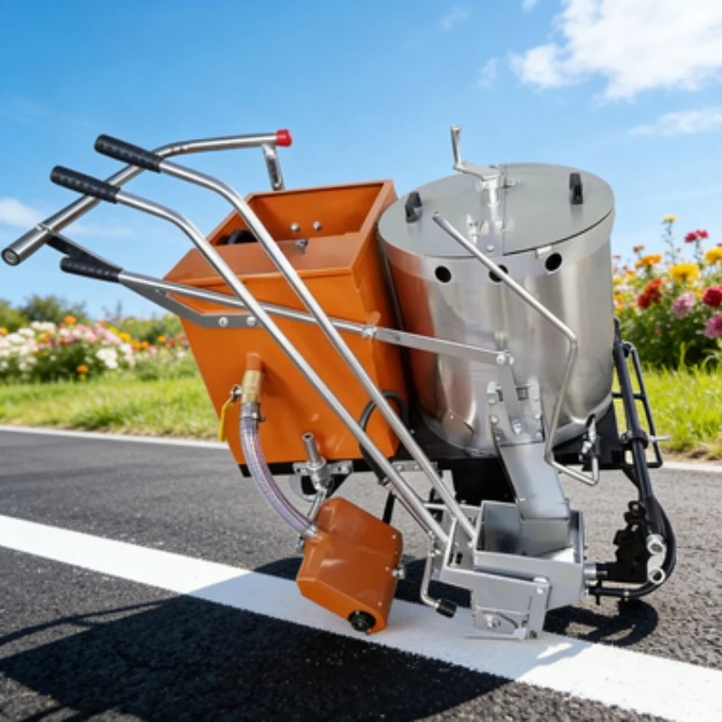Multi-Functional Road Marking Machine for Various Line Patterns