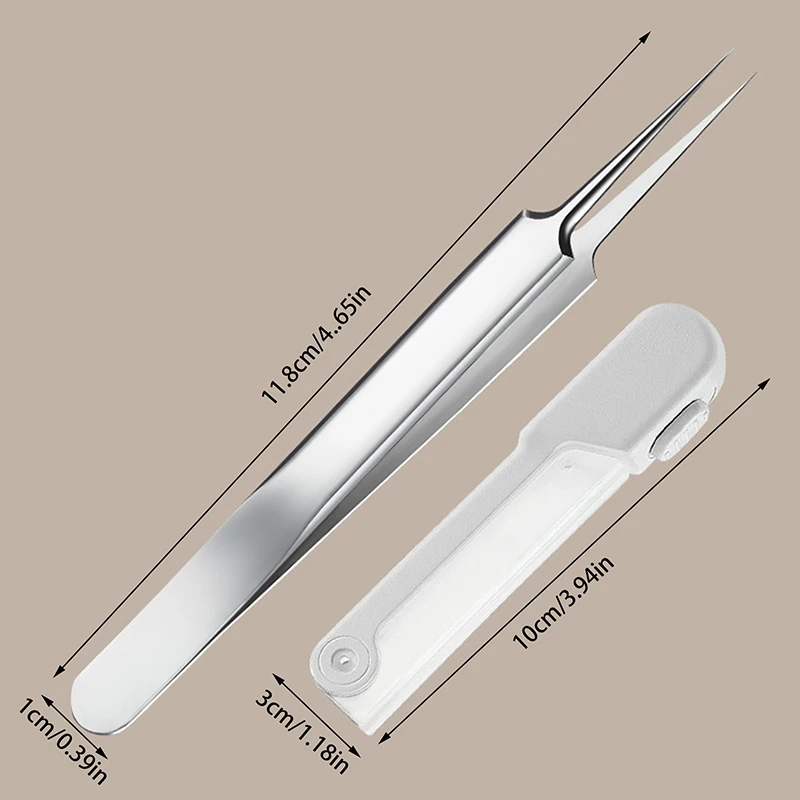 Cell Pimples Blackhead Clip With Lights Acne Needle Tweezers Comedone Acne Extractor Blemish Pimples Acne Needle Removal Tool