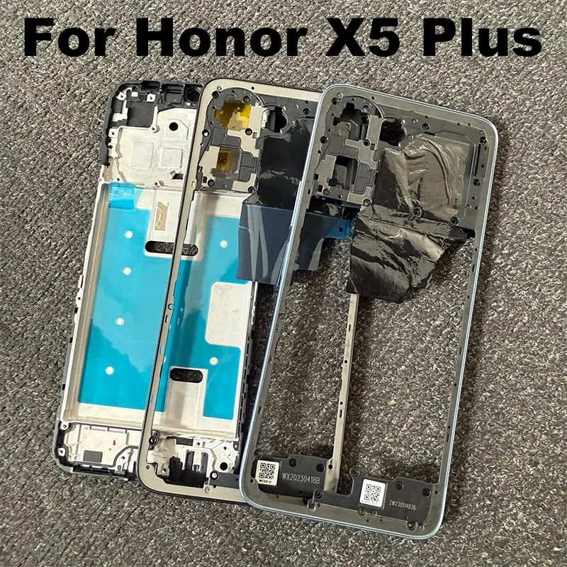 For Huawei Honor X5 Plus Middle Frame Front LCD Frame Bezel Plate Housing Replacement WOD-LX1 WOD-LX2 WOD-LX3