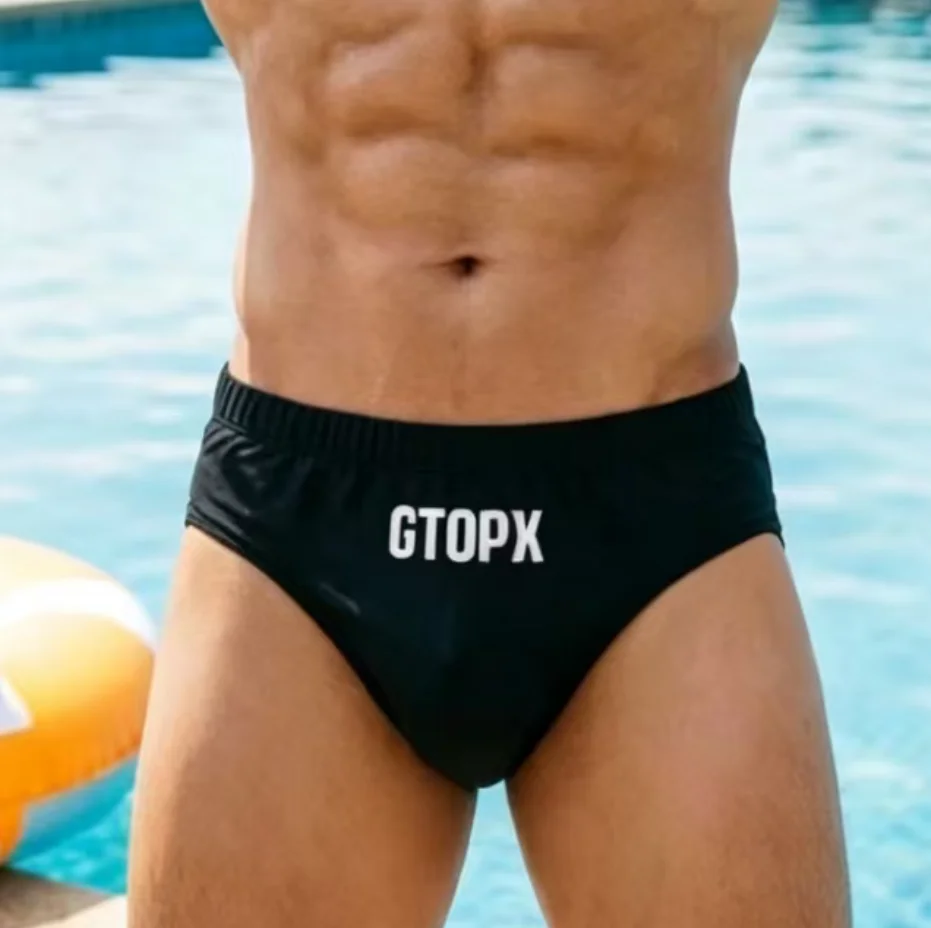 cross-border men's training quick-drying solid color swimming trunks low-rise hot spring pants swimming trunks YK01YK02