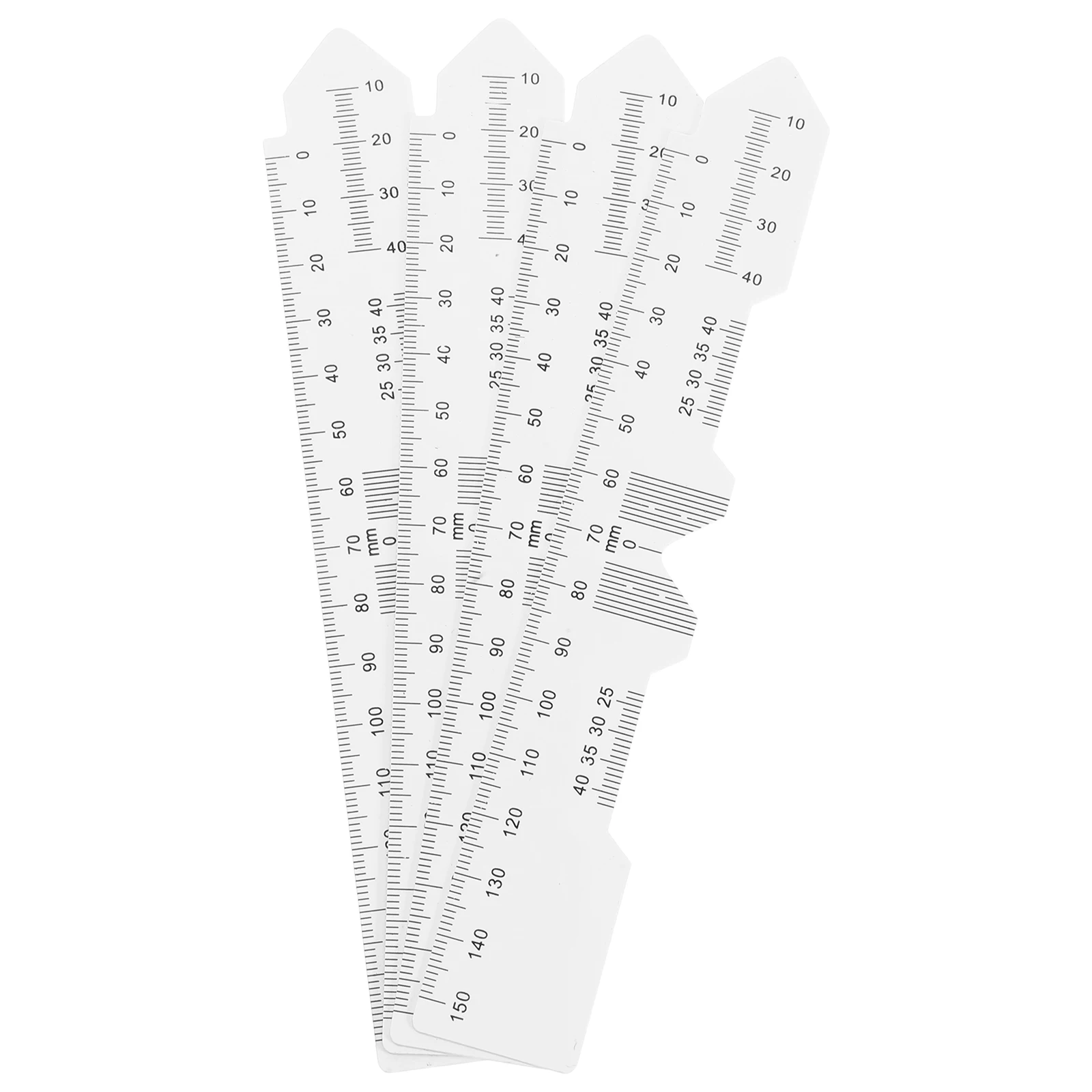 

4 Pcs Pupil Distance Ruler Eyeglasses Measuring Tool PD Apparatus Lens Measurement Optical Pupillometer Sunglasses Accessory