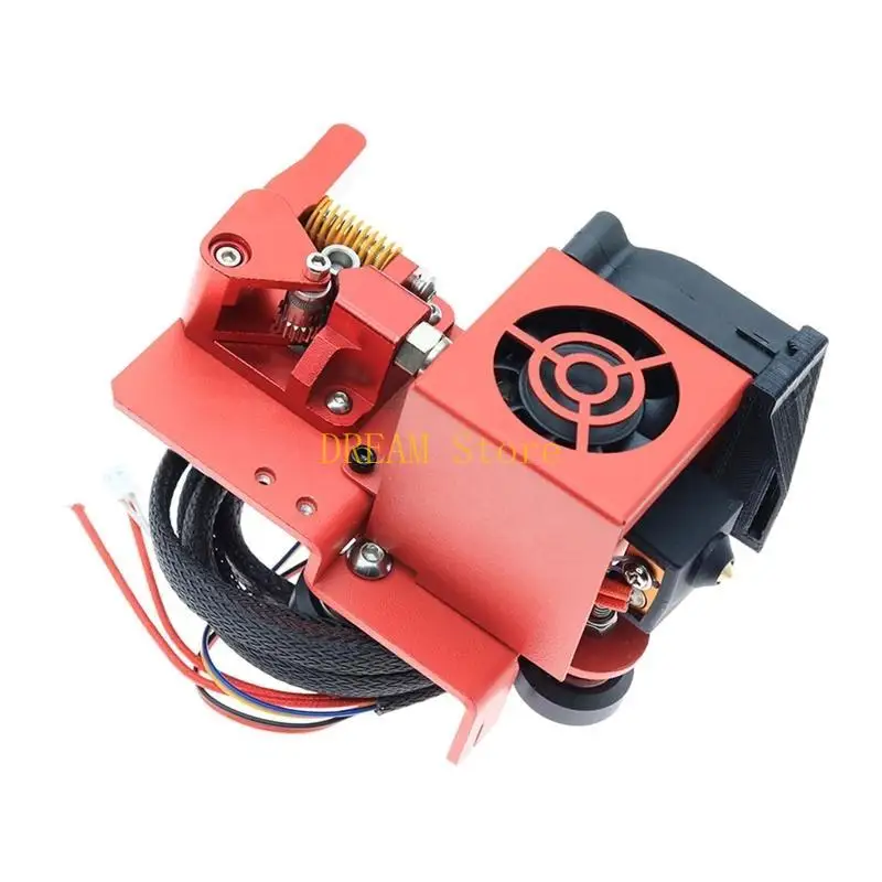 12V/24V 3D Printer Extrusion Double Gear Extrusion Set Aviation Connector Blower Fan Terminals For Ender 3 Cr10 Series Best Sale