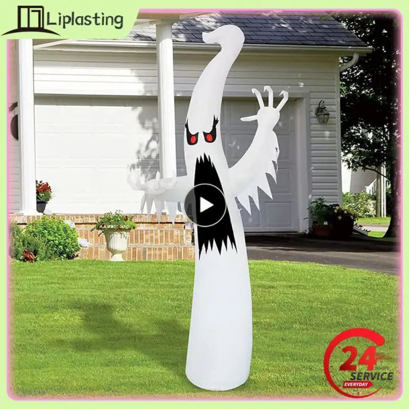 

360cm Halloween Inflatable Scary Ghost with Color Changing LED Decoration Props for Home Garden Courtyard EU US Plug