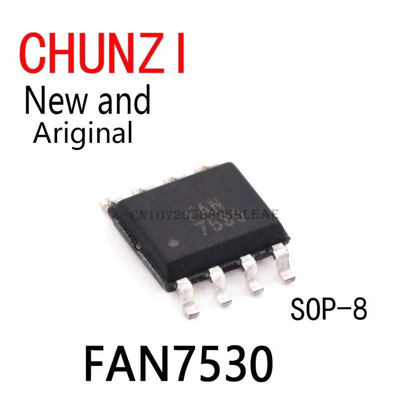 5PCS New and Original FAN 7530 Chip SOP-8 FAN7530