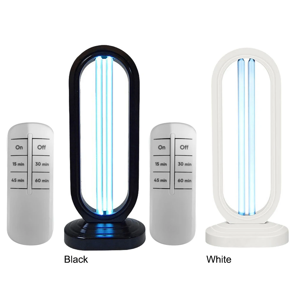 UVC Light Sanitizer with Remote Control 3-Speed Timing Ultraviolet 110V/220V UV Light Sanitizer Home Room Disinfection Device
