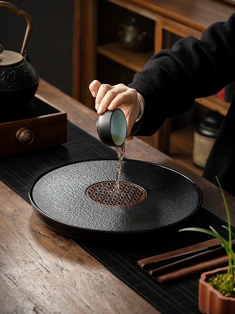 Drainage Table Luxury Tea Trays Puer Premium Kung Fu Classic Blocks Melamine Tea Trays Service Bandeja Accessories