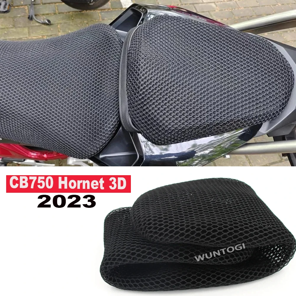 

CB750 Hornet 3D сотовая сетчатая защитная накладка из нейлоновой ткани, чехол на седло, модель 2023, подходит для мотоцикла Honda CB750 HORNET He
