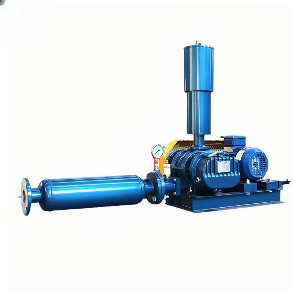 

Three Leaf Roots Blower 50 Type Aquaculture Fish Pond Processing Fish Fry Hatching Roots Blower