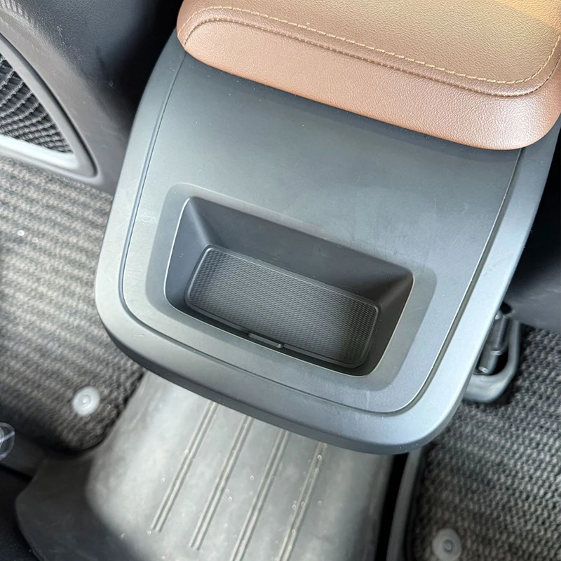 For Volvo XC90 XC60 S60 V60 Car Accessories Rear Armrest Storage Tray Water Cup Rubber Bottom Pad Anti Slip Trim Mat 31389183
