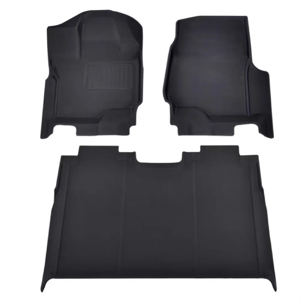 Customized wear-resistant XPE Car Floor Mats Heavy Duty 5D   Eco-friendly Material Foot Mat For Ford