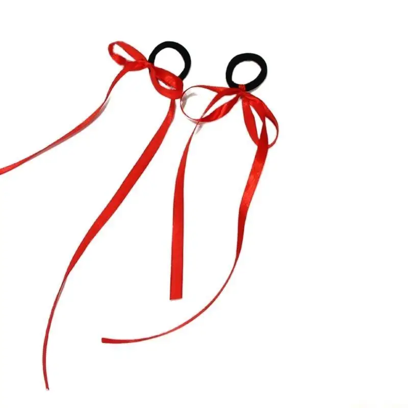 31BF Anime Pompoms Nezha Hairband Furry Bowknot Bun Headband Cosplay Event Hair Styling Hairhoop For Character Dressingup