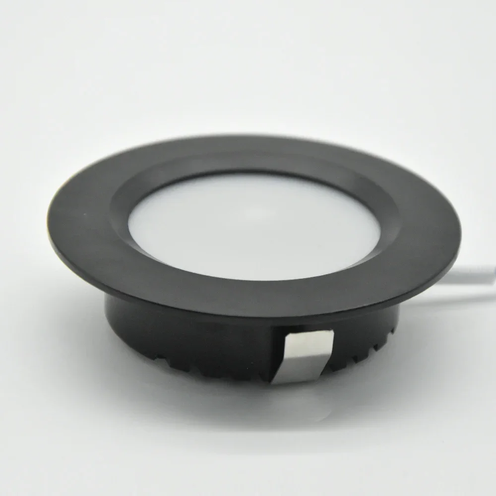3W Mini LED Downlight Ultra Thin 18mm Recessed Ceiling Spot Light 55mm Cut Hole AC220V Aluminum Cabinet Kitchen Lighting