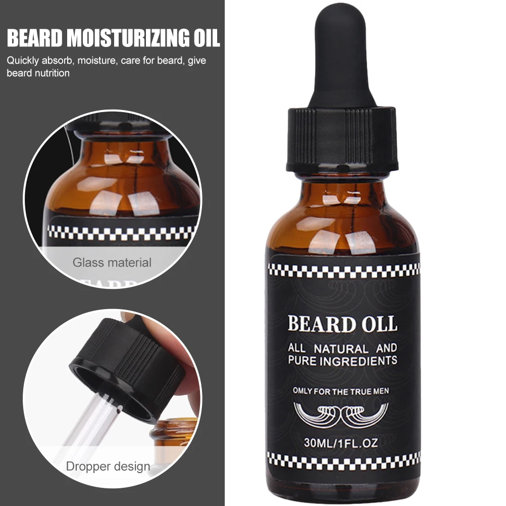 

Natural Beard for Men Grooming Care Conditioner Moisturizing Treatment Smooth Lightweight Travel-Friendly Gift Glycerin for Men