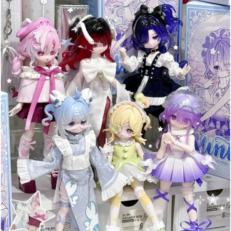 

In Stock Minty Ocean Gem Series 1/8 Blind Box Movable Joint Doll Mystery Box Kawaii Action Anime Figure Surprise Toys Girl Gift