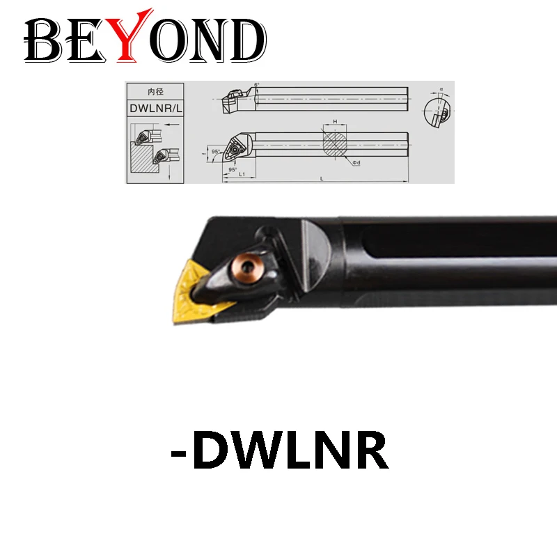 

BEYOND D-тип DWLNR DWLNL S25S-DWLNR08 S20R-DWLNL08 DWLNR06 Твердосплавные пластины Хвостовик фрезы с ЧПУ WNMG Расточная оправка MWLNR MWLNR08
