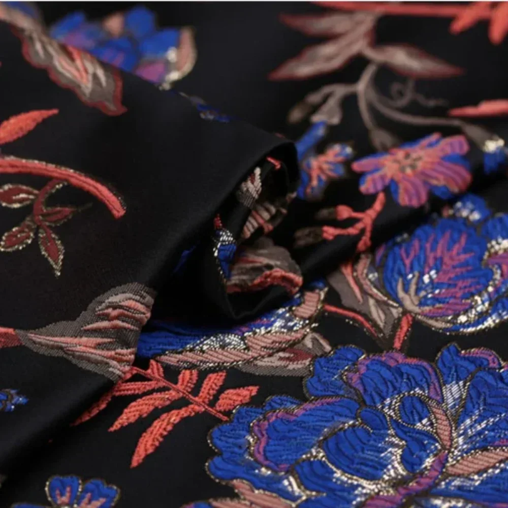 

Парчовая жаккардовая ткань, осенне-зимний костюм, платье, ветровка, модная мужская одежда, брендовый дизайн, шитье, оптовая продажа, материал, ткань