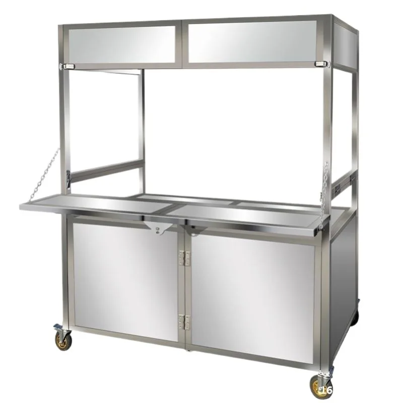 Dining car night market stall car trolley snack cart stall mobile Oden cooking stall y