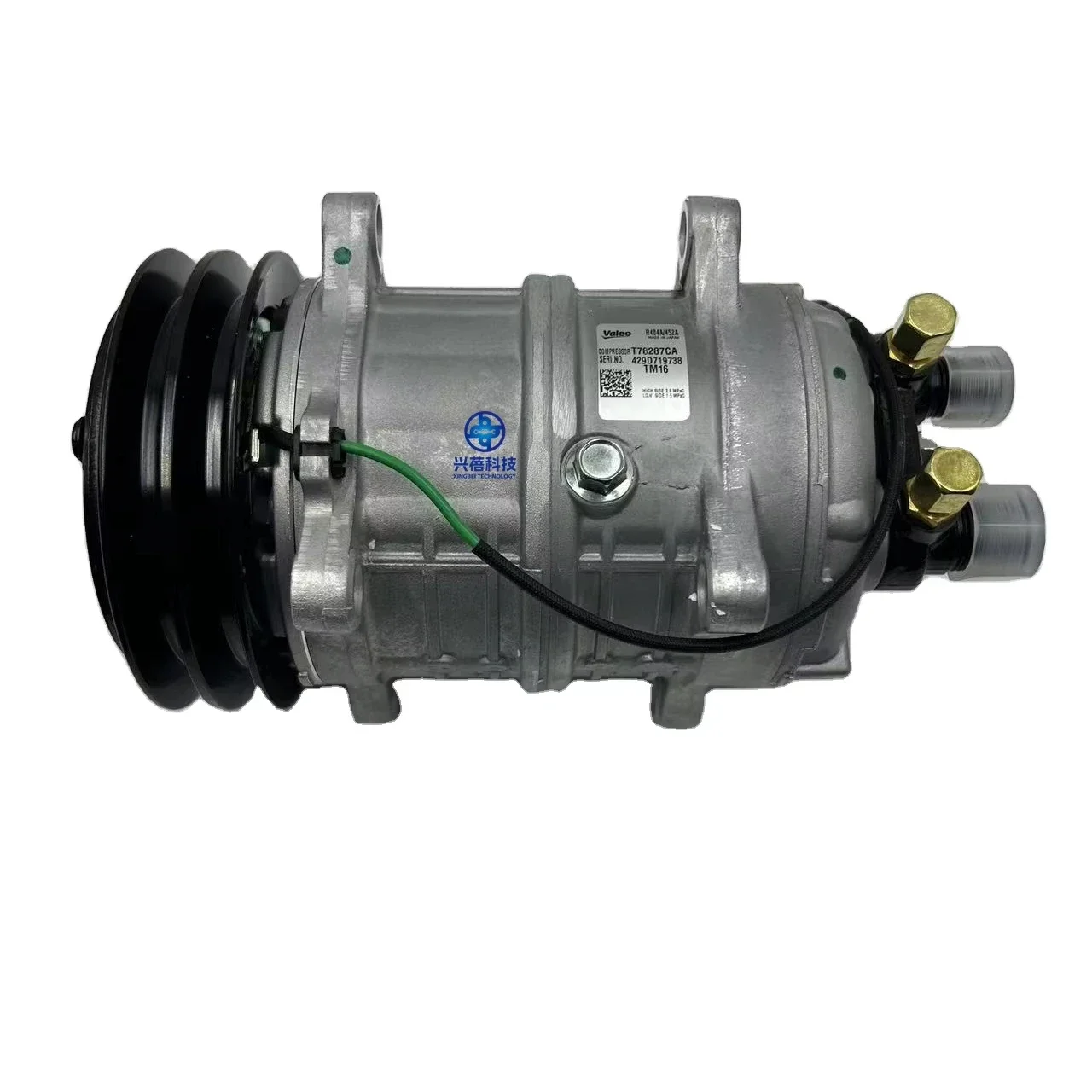 Compressor ac tm16 original de alta qualidade, 12v/24v r404a para caminhão refrigerado termo king, carro universal, ônibus ac, treinador