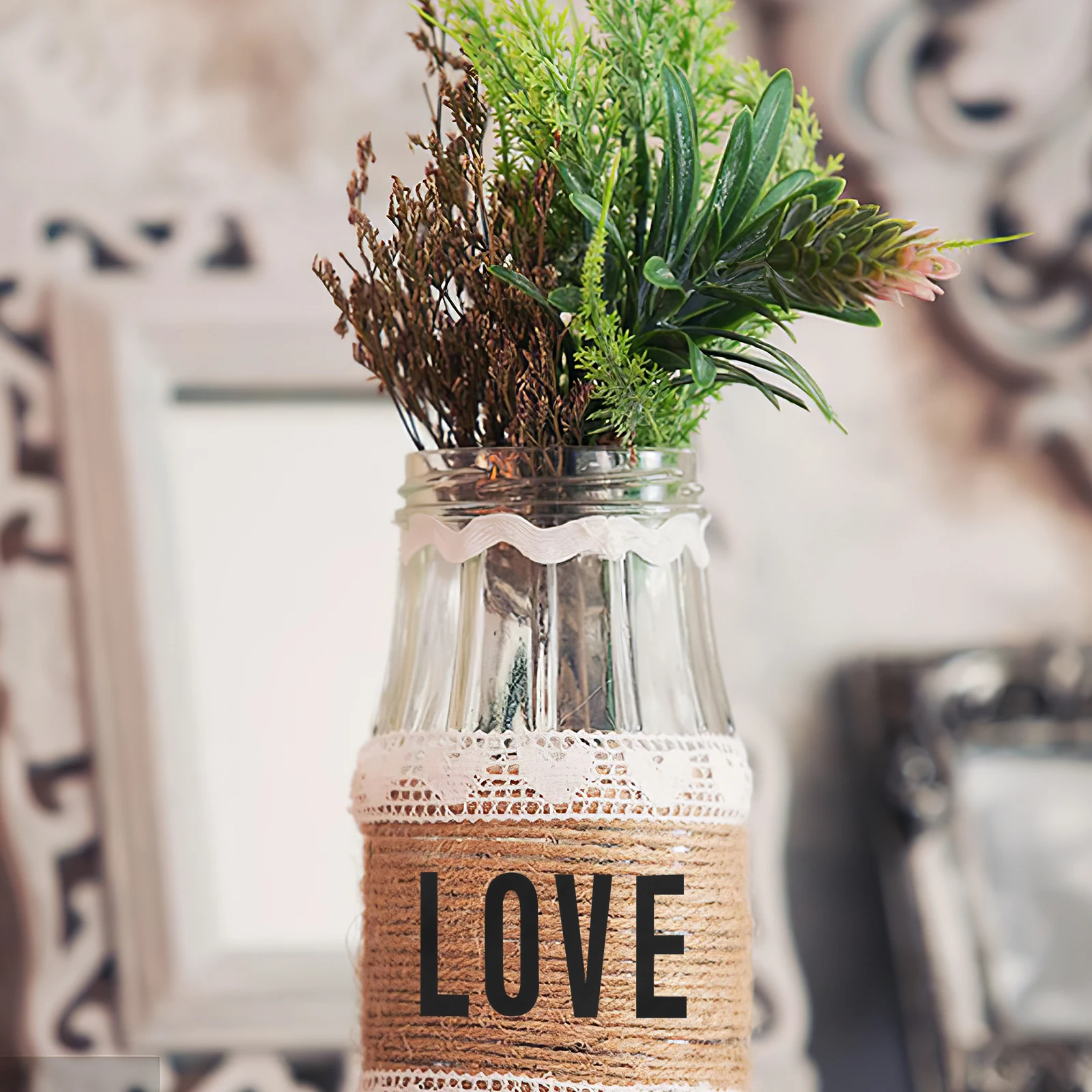 

8 Sheets Self-adhesive Stickers Scrapbook Alphabet and Number Letters Mail