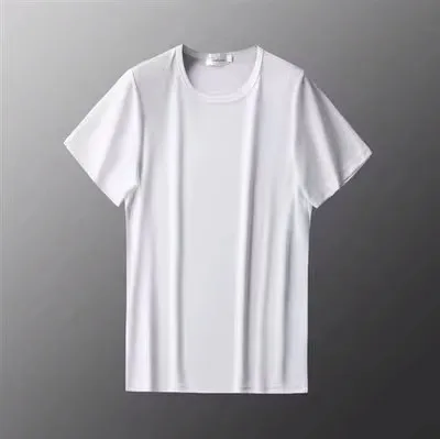 Pure white short t