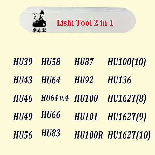 Imagen 2 del producto Nueva herramienta Lishi 2 en 1 B111 CY24 DWO4R DWO5 FO38 GT15 GM37 GM39 HU43 HU46 HU87 HON58R HON70 HYN11 HY15 HY16 HY17 HYN7R ISU5